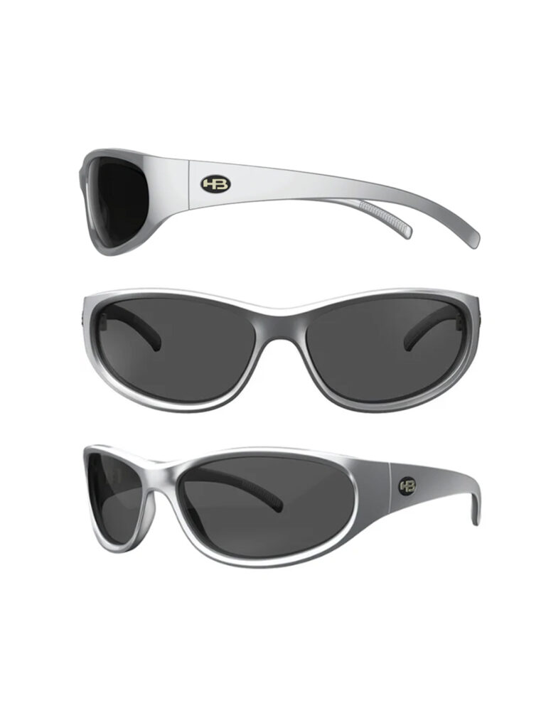 Óculos de Sol HB A New Species Esportivo Aluminium Gray